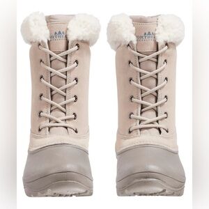 Northeast Outfitters Women’s PAC 200g Winter Boots – Ivory, Size 7, Brand New
